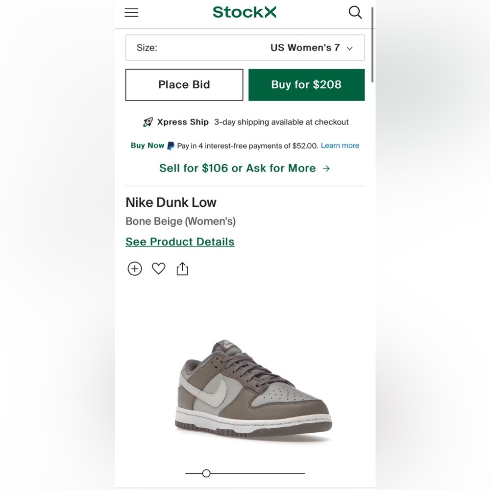 Wmns Dunk Low 'Moon Fossil' - image 2